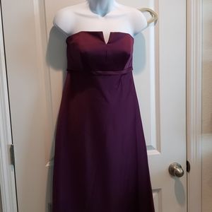 Long Aubergine Purple Formal